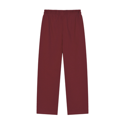 GHF Logo Solid Color Straight-Leg Sweatpants
