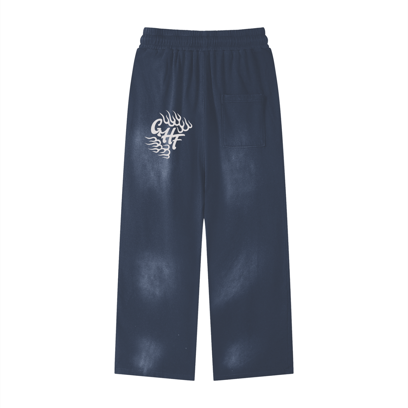 GHF Effortless Athleisure Pure Cotton Handcrafted Monkey Wash Loose fit Sweatpants