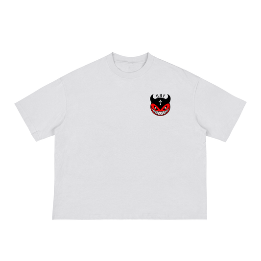 Fear Halloween Feature Classic Loose Boxy Tee With 3 Color