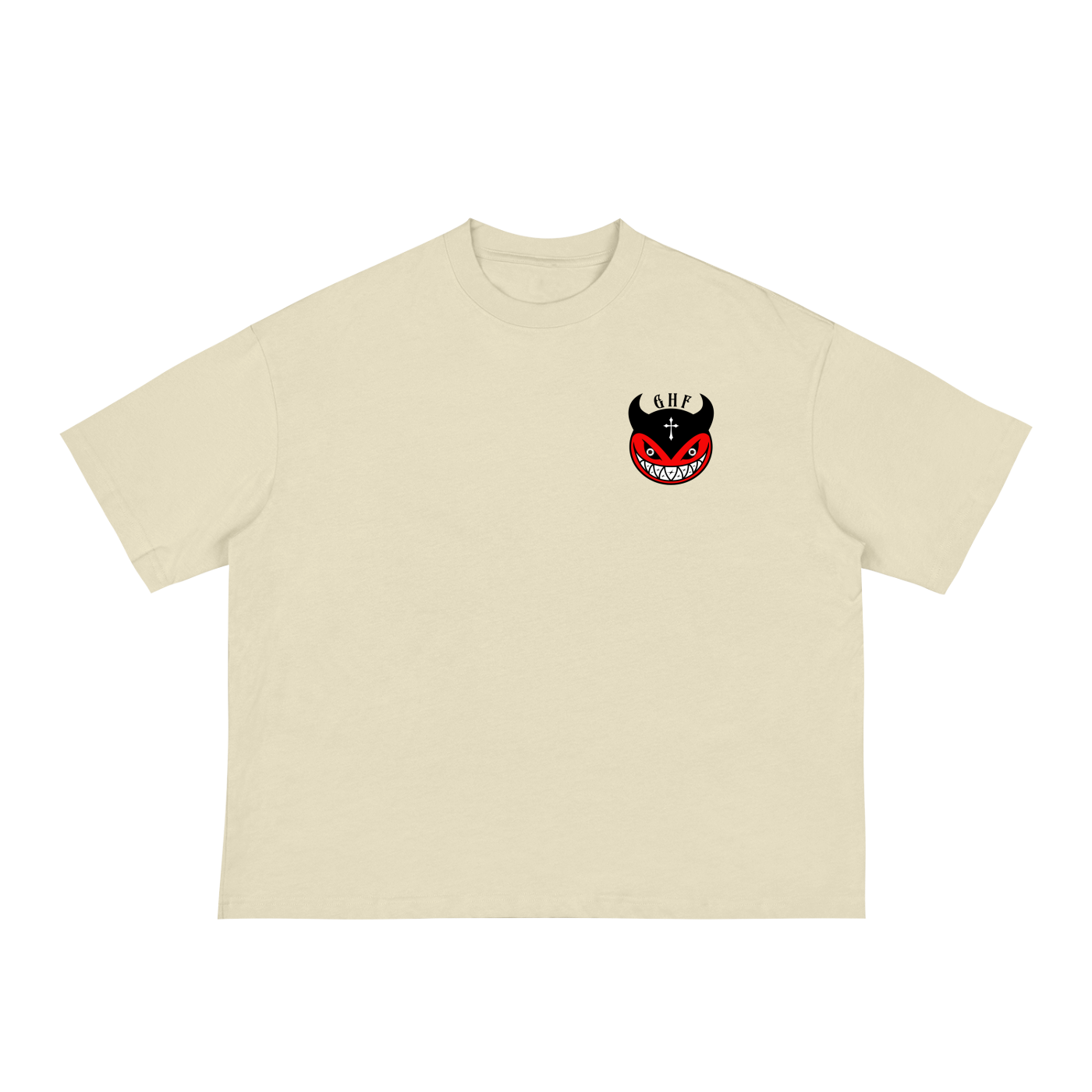 Fear Halloween Feature Classic Loose Boxy Tee With 3 Color
