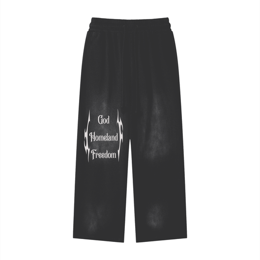 GHF Effortless Athleisure Pure Cotton Handcrafted Monkey Wash Loose fit Sweatpants