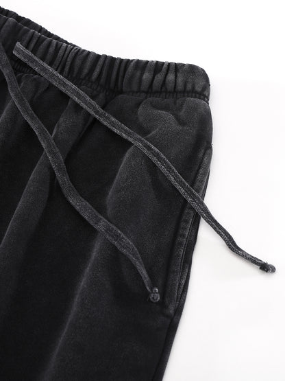 Progress and Expansion Heavyweight Vintage Washed  Tiger Stripes Short Pants