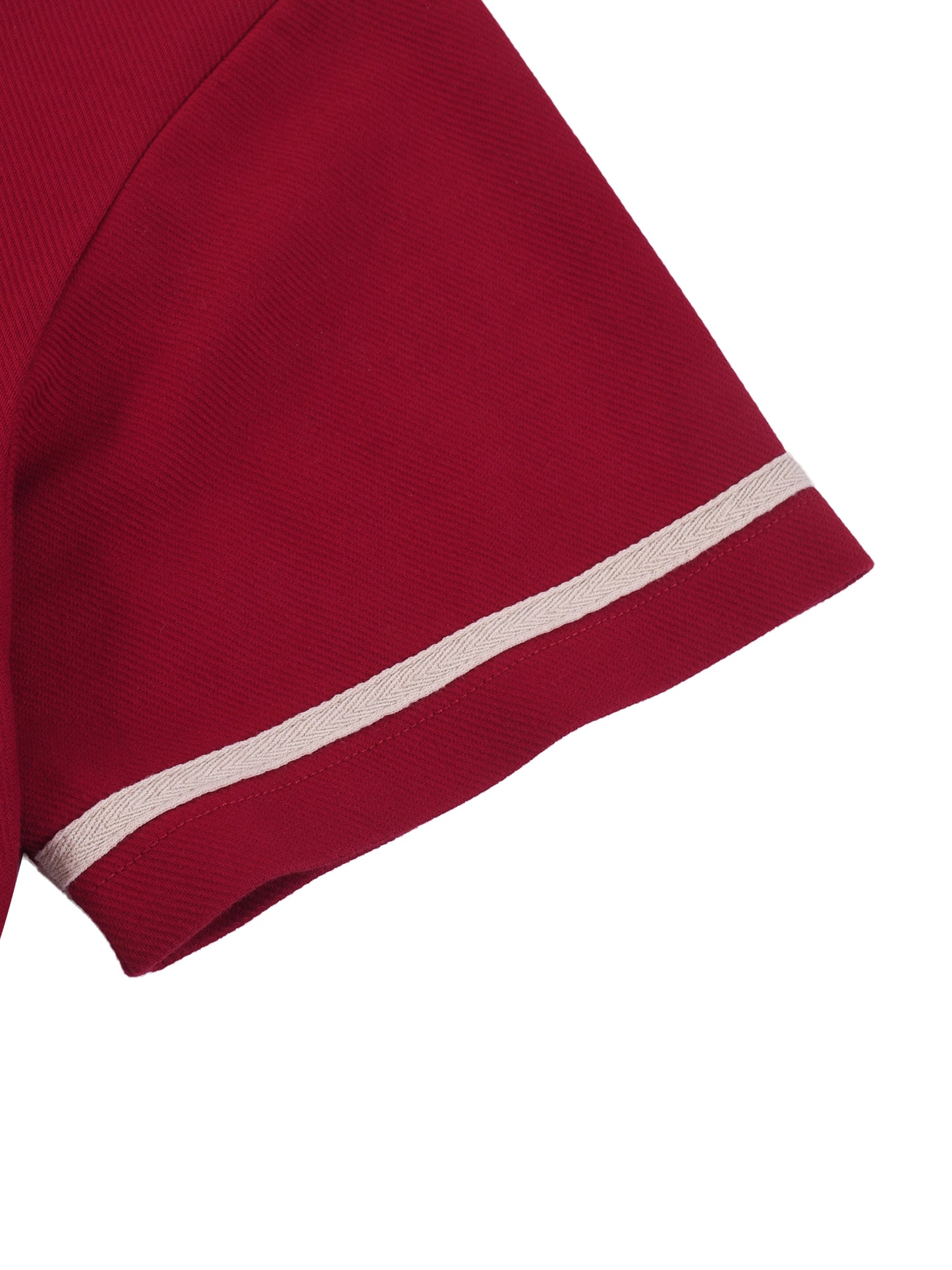 Heart of Steal Contrast Piped Button-Up Jersey