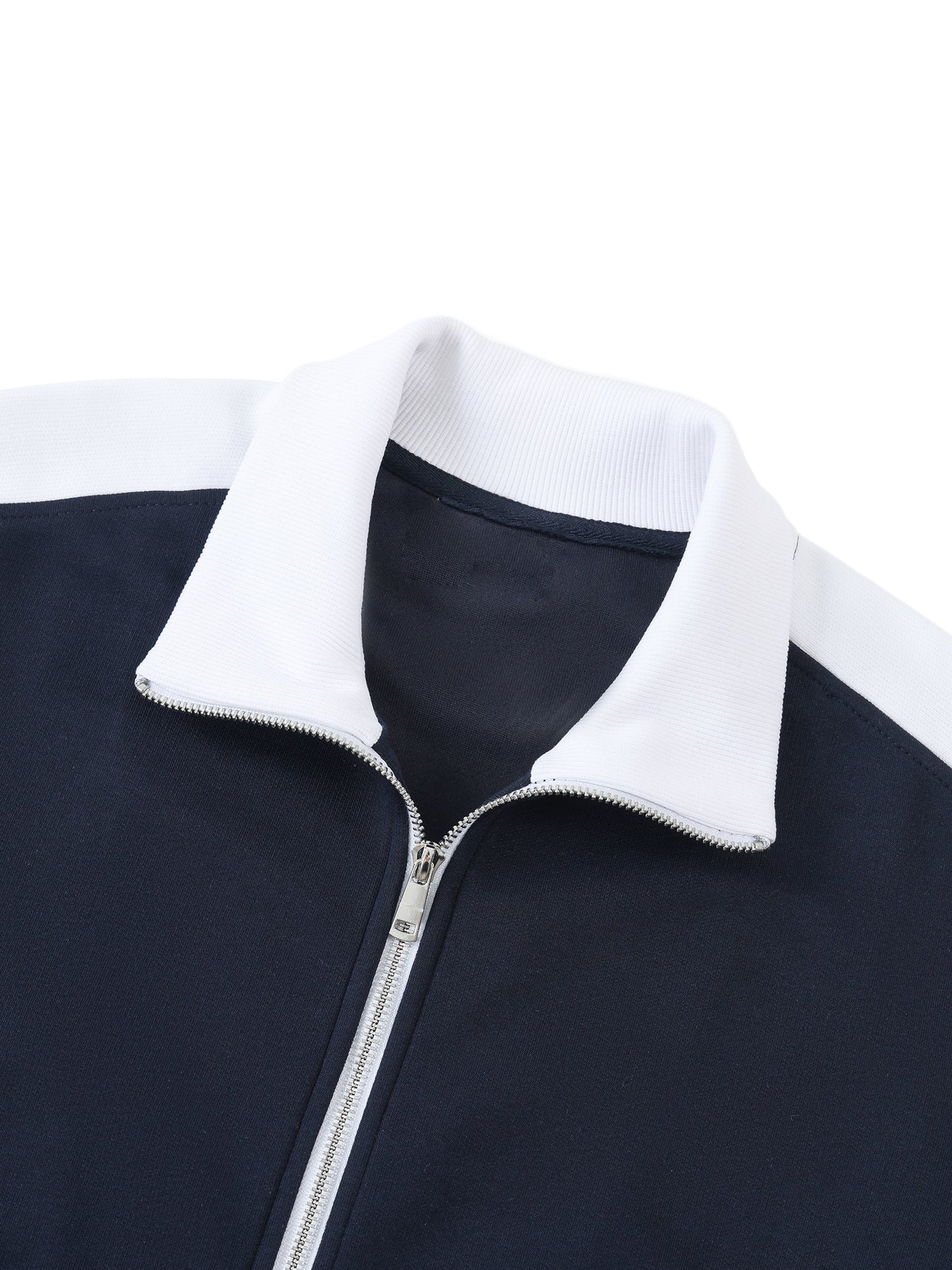 Halloween Theme Cross With GHF Logo Dark Blue Contrast Trim Stand Collar Jacket