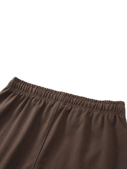 GHF Logo Solid Color Straight-Leg Sweatpants
